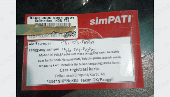 Nomor HP 0822 Ternyata Dari Kartu Operator Telkomsel Indonesia