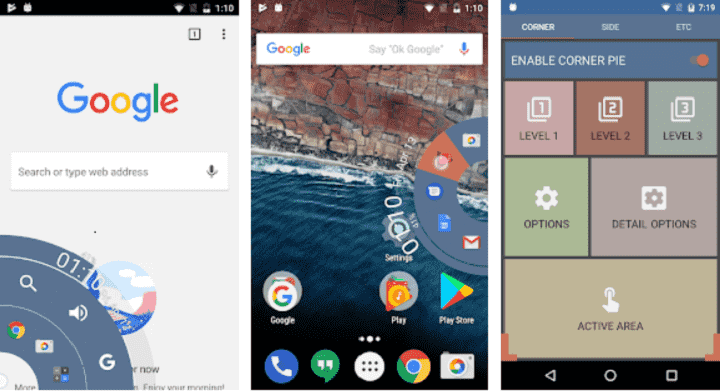 Pie Control Aplikasi Tombol OFF dan ON di HP Android