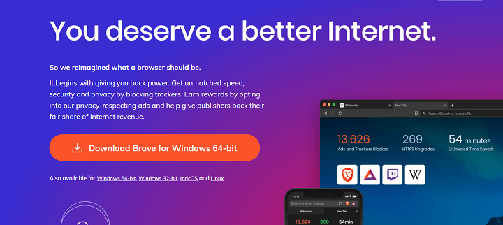 Aplikasi Brave Browser Anti Pemblokiran