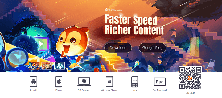 UC Browser No Blokir untuk Windows 10
