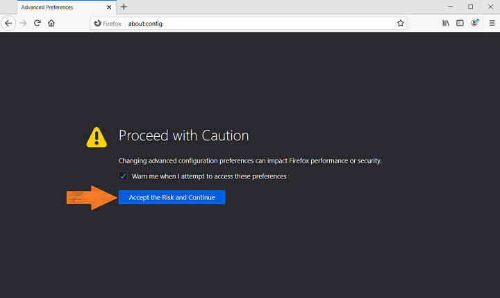 google connection not secure error firefox