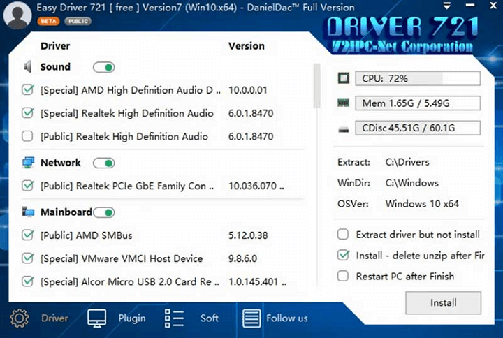 WanDrv Easy Driver Pack Terbaru untuk Windows 7 dan 10