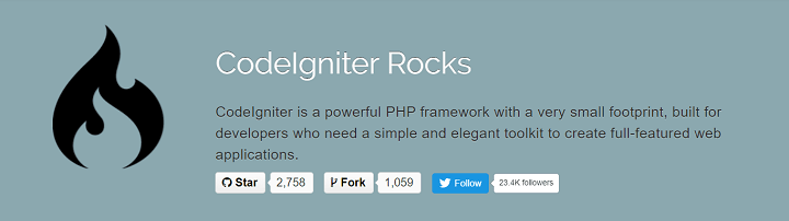 Codeigniter Web Framework