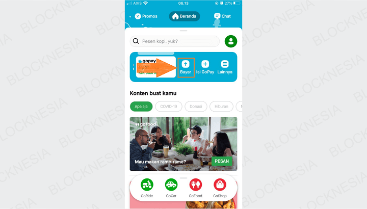 Transfer Saldo dari Akun GoPay ke AKun OVO
