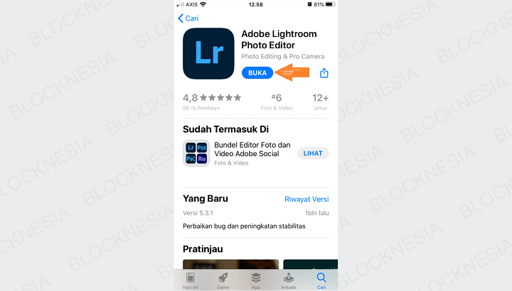 Download Aplikasi Lightroom