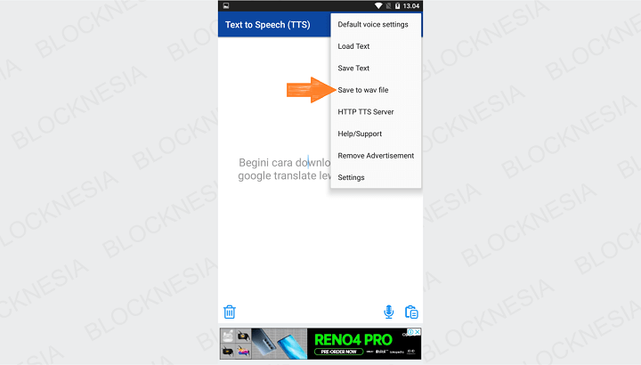 Menyimpan Audio Rekaman Google Translate di Android