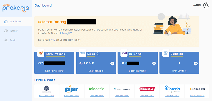Cara Hapus Akun dan Data Kartu Prakerja Yang SUdah Terdaftar