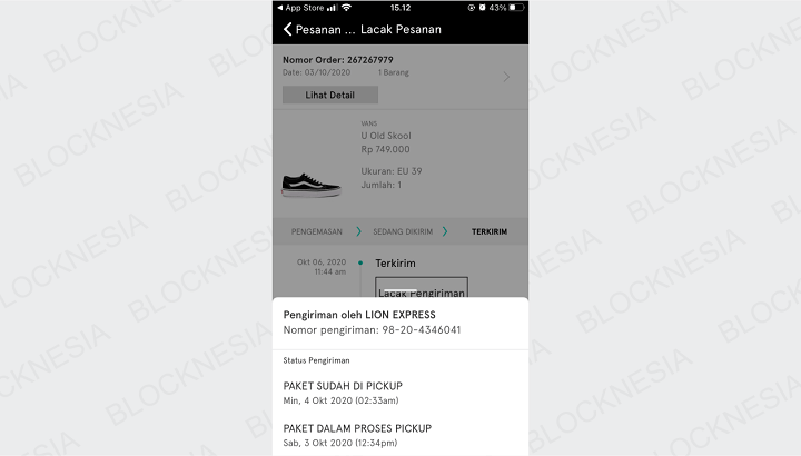 Cara Cek Resi Zalora Jne J T Rpx Sap Dan Lion Parcel