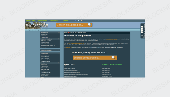 Download Game PS2 dan PPSSPP di Emuparadise