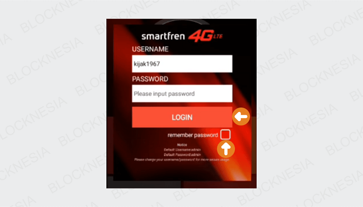 Melihat sisan Bonus Kuota Modem Smartfren