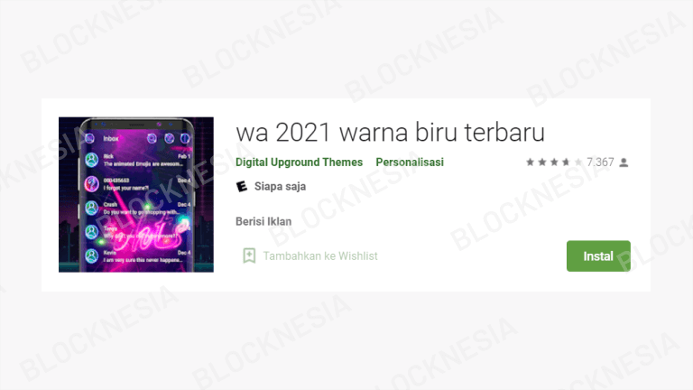 Download Aplikasi WhatsApp Baru Warna Biru