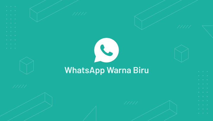 WhatsApp Warna Biru
