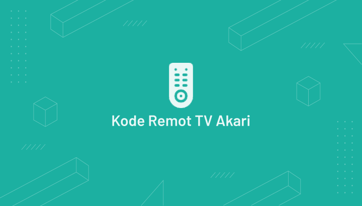 Kode Remot TV Akari